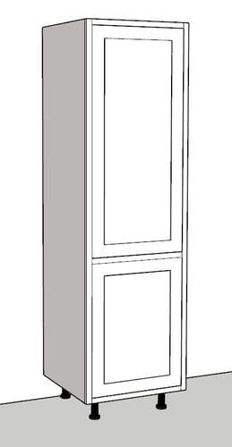 In-Frame Adjustable Style 2 Door Larder Unit 600mm Wide