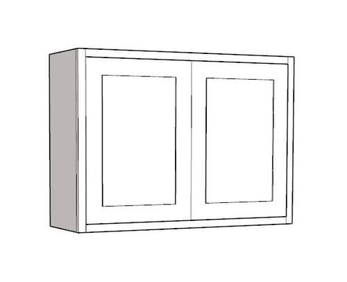 In-Frame Adjustable Style 2 Door Wall Unit 1000mm Wide