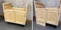 In-Frame Adjustable Style  Equal 3 Drawer Kitchen Base Unit 800mm Wide