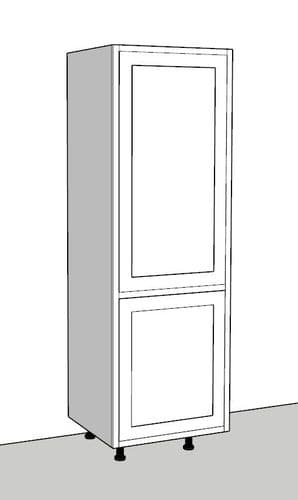 In-Frame Adjustable Style Integrated Fridge Freezer Larder Unit 70/30 Split