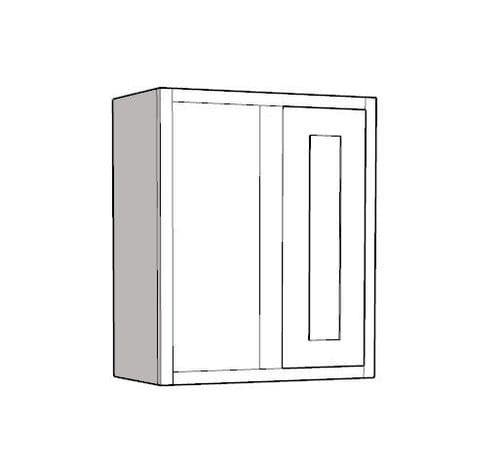 In-Frame Adjustable Style Right Hand Corner Return Wall Unit 600mm