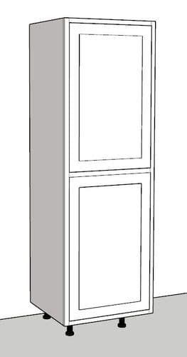 In-Frame Adjustable Style Washer & Dryer Stacked Larder Unit