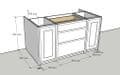 Island With Built In Room For Dining