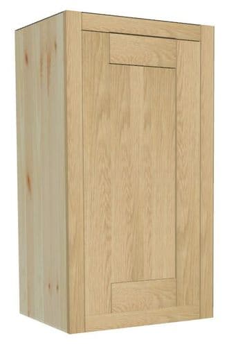 Oak Fronted 1 Door Wall Unit 400mm Wide