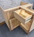 Oak Fronted 1000mm return base unit