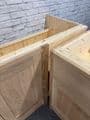 Oak Fronted 1000mm return base unit