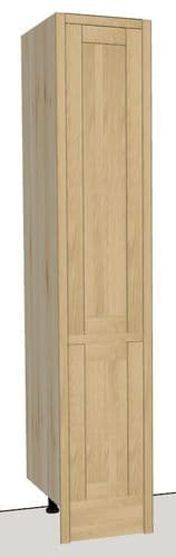 Oak Fronted 2 Door Larder Unit 400mm Wide