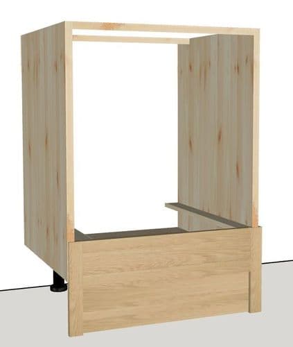 Oak Fronted 600mm oven base unit