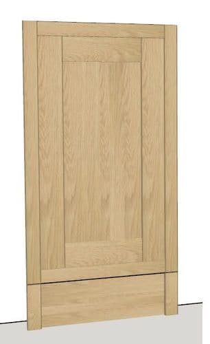 Oak Fronted Integrated Appliance Door 450mm Wide
