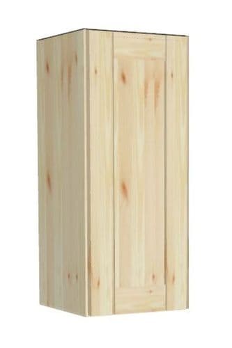 Overlay Style Pine 300mm Wide 1 Door Kitchen Wall Unit