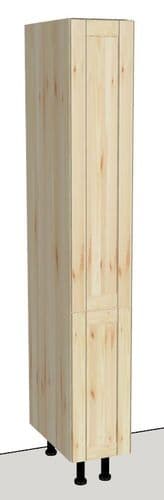 Overlay Style Pine 300mm Wide Kitchen Larder Unit
