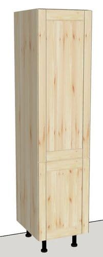 Overlay Style Pine 500mm Wide Kitchen Larder Unit