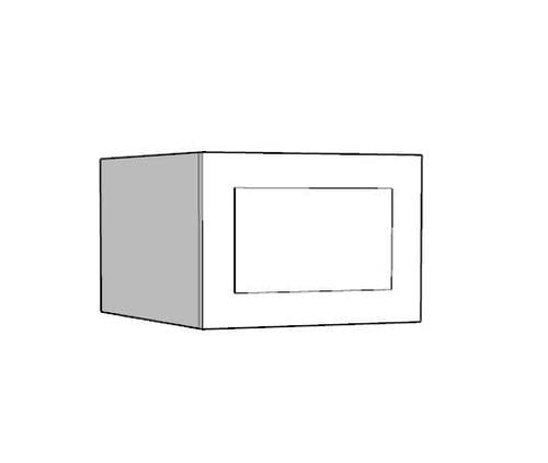 Overlay Style Pine 500mm Wide Kitchen Larder Unit Top Box