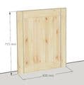 Overlay Style Pine 600mm Wide Integrated Door