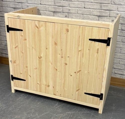 Rustic Farmhouse 1000mm Base Cabinet with 2 doors