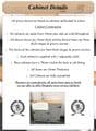 Rustic Farmhouse 400mm Base Cabinet with door and drawer