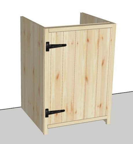Rustic Farmhouse 600mm Base Cabinet with door