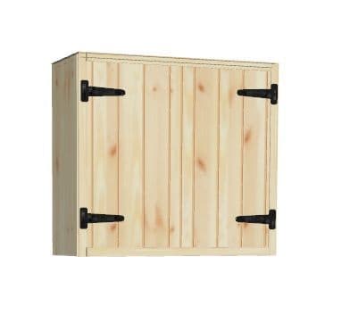 Rustic Farmhouse Kitchen Wall Unit 800mm wide