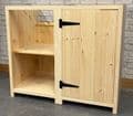 Rustic Farmhouse Style Corner Return Kitchen Cabinet (1000mm - 1100mm Wide) Right Hand door