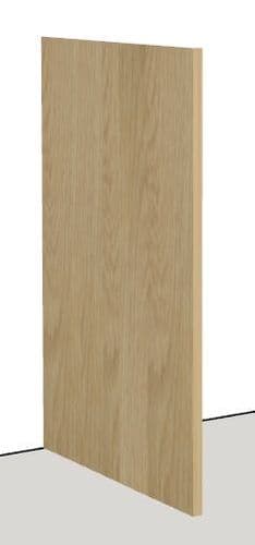 Solid Oak Base Unit End Panel