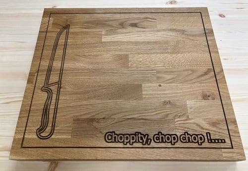 Solid oak chopping boards