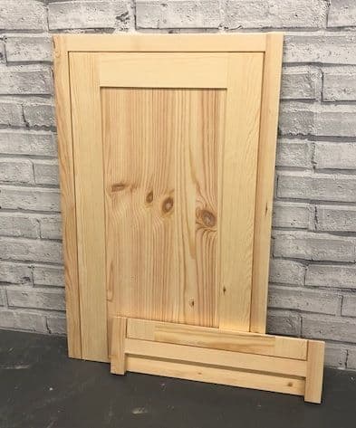 Traditional Style 450mm Wide Integrated Dishwasher Door