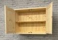 Traditional Style Pine 1000mm Wide 2 Door Kitchen Wall Unit
