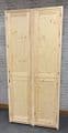 Traditional Style Pine 1000mm Wide Kitchen Larder Unit with spice racks (Made as 2 x 500 larders)