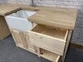 Traditional Style Pine 1800mm wide Belfast Utility Unit With Appliance space