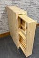 Traditional Style Pine 200mm Wide Pull Out Spice Rack Kitchen Base Unit