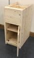 Traditional Style Pine 300mm Wide 1 Door & 1 Drawer Kitchen Base Unit