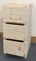 Traditional Style Pine 400mm Wide 3 Drawer kitchen Base Unit