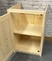 Traditional Style Pine 600mm Wide 1 Door Kitchen Base Unit