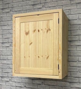 Traditional Style Pine 600mm Wide 1 Door Kitchen Wall Unit
