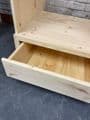 Traditional Style Pine 600mm Wide Cooker Base Housing Unit With A Drawer Below