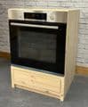Traditional Style Pine 600mm Wide Cooker Base Housing Unit With A Drawer Below