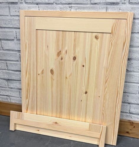 Traditional Style Pine 600mm Wide Integrated Dishwasher Door
