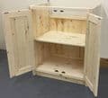 Traditional Style Pine 800mm Wide 2 Door Kitchen Base Unit