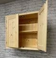 Traditional style Pine 800mm Wide 2 Door Kitchen Wall Unit