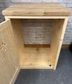 Traditional Style Pine Appliance Housing Unit