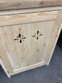 Traditional Style Pine Appliance Housing Unit