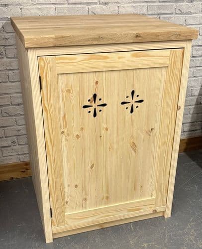 Traditional Style Pine Appliance Housing Unit