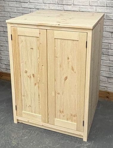 Traditional Style Pine Appliance Housing Unit