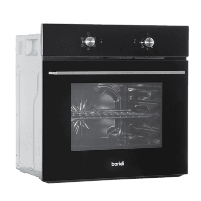Baridi DH124 Built-In Five Function Fan Assisted Oven, 55L Capacity, Black