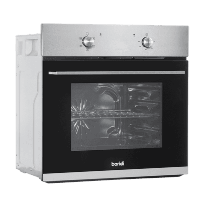 Baridi DH125 Built-In Five Function Fan Assisted Oven, 55L Capacity, Stainless Steel