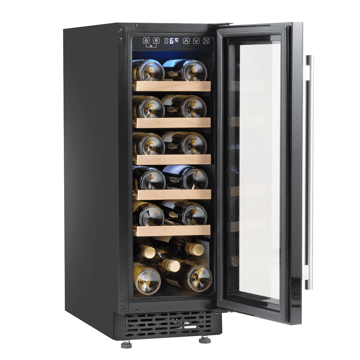Baridi DH203 20 Bottle Slim 30cm Built-In Wine Cooler Touchscreen