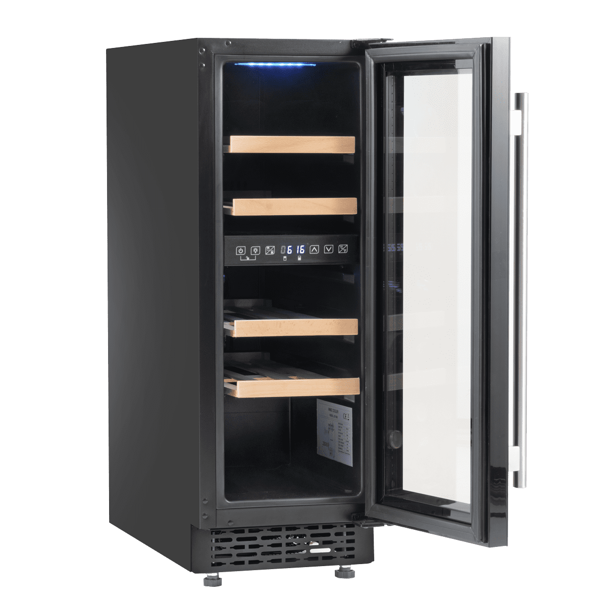 Baridi DH204 17 Bottle Dual Zone Slim 30cm Wine Cooler Touch