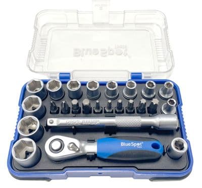 Blue Spot 01493 25 Piece 1/4