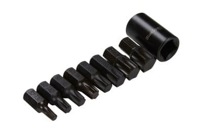 Blue Spot 01498 Impact Torx Bits T30-T70 9 Piece 1/2D
