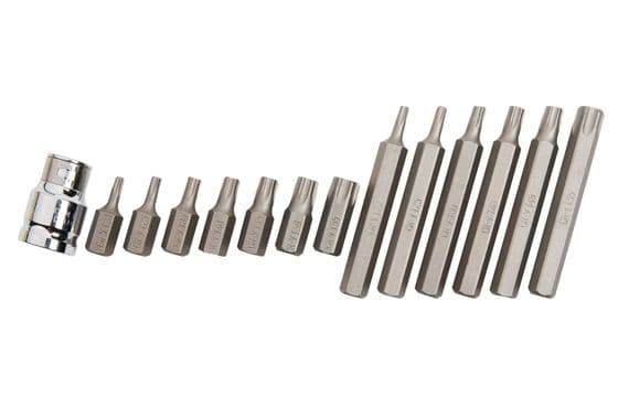 Blue Spot 01511 Torx Bit Set T20-T55 15 Piece 1/2 Drive